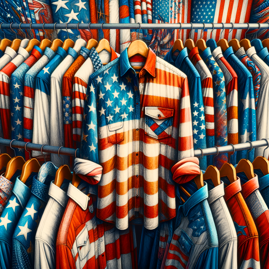 American Flag Apparel: Patriotic USA Shirts & Clothing