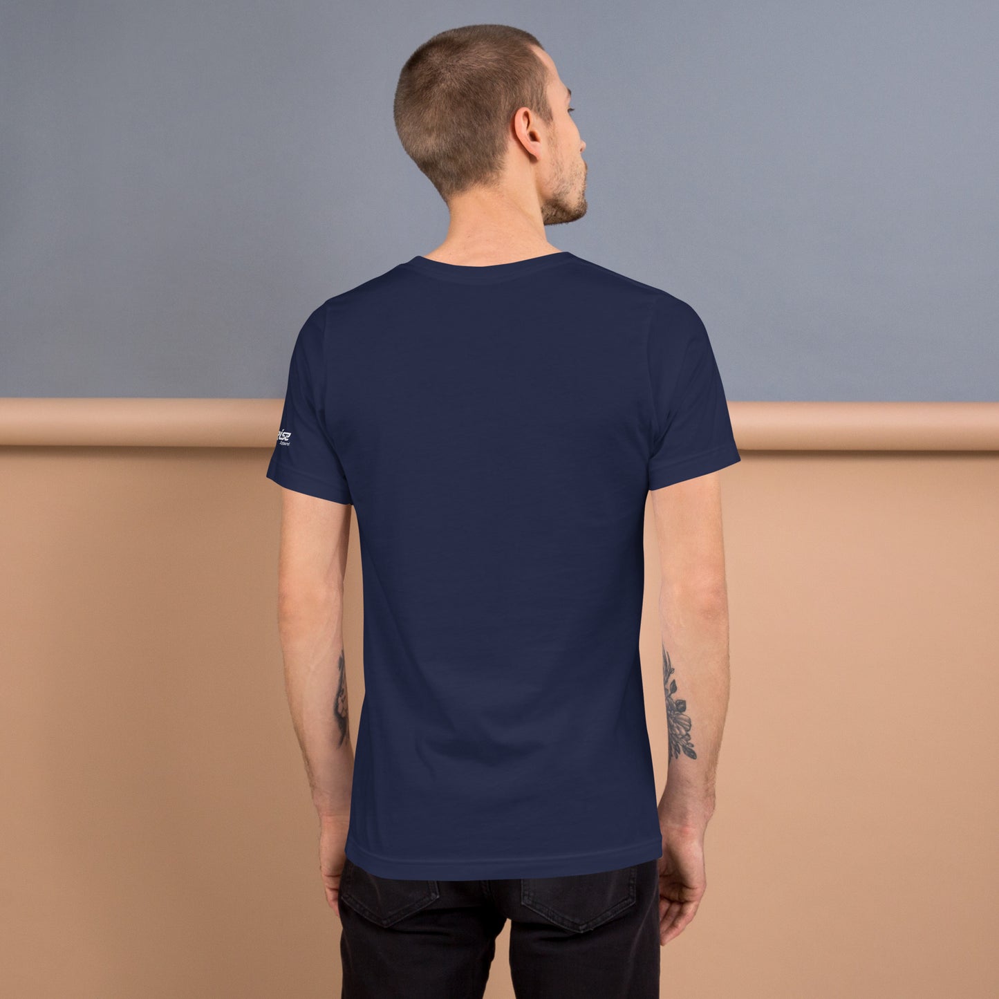 Guardian's Badge Tee by PulseRise Apparel (Black & Navy)